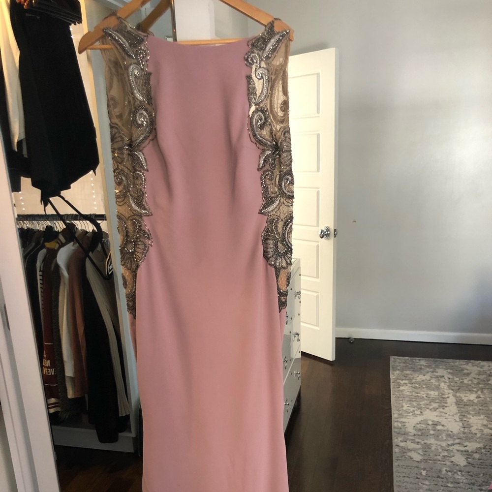 Tarik Ediz beaded gown